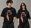 Nashmi Arabic Kufiya Graphic Oversized Tee