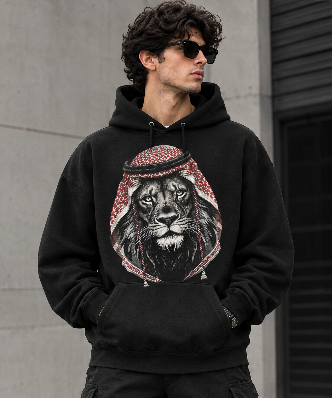 Arabian Lion Oversized Hoodie