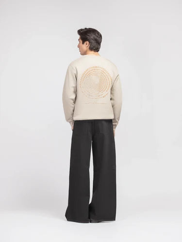 Crew Neck Graphic Sweatshirt