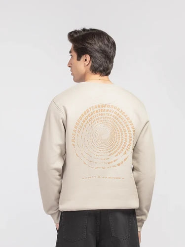 Crew Neck Graphic Sweatshirt