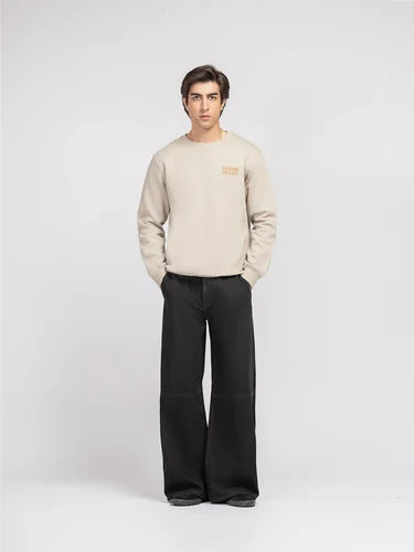 Crew Neck Graphic Sweatshirt