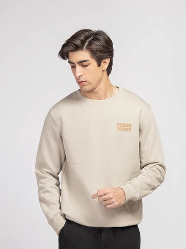 Crew Neck Graphic Sweatshirt